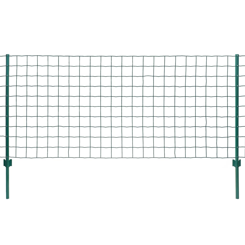 Vidaxl Euro Hek 20x1,2 m en acier vert