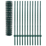 Vidaxl Euro Hek 20x1,2 m en acier vert