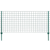 Vidaxl Euro Hek 20x0,8 m en acier vert