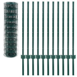 Vidaxl Euro Hek 20x1 m en acier vert
