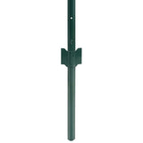 Vidaxl Euro Hek 20x1 m en acier vert