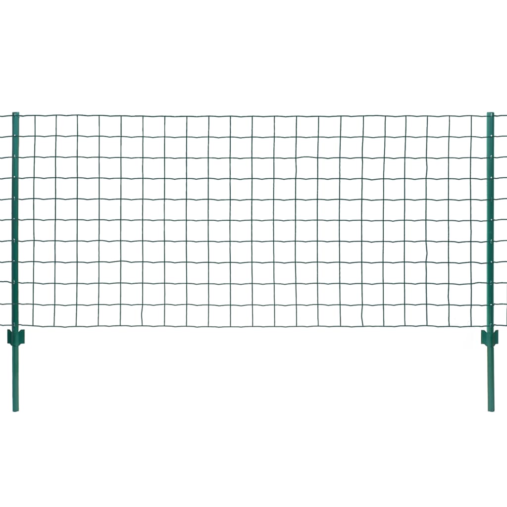Vidaxl Euro Hek 20x1,2 m en acier vert