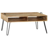 Vidaxl salontafel 100x60x45 cm massief mangohout