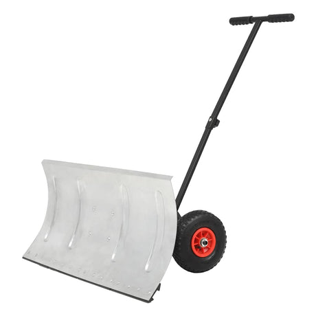 Vidaxl Snow Plough à main avec roues 100x44 cm