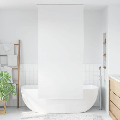 Vidaxl Rouleau aveugle pour douche 100x240 cm blanc
