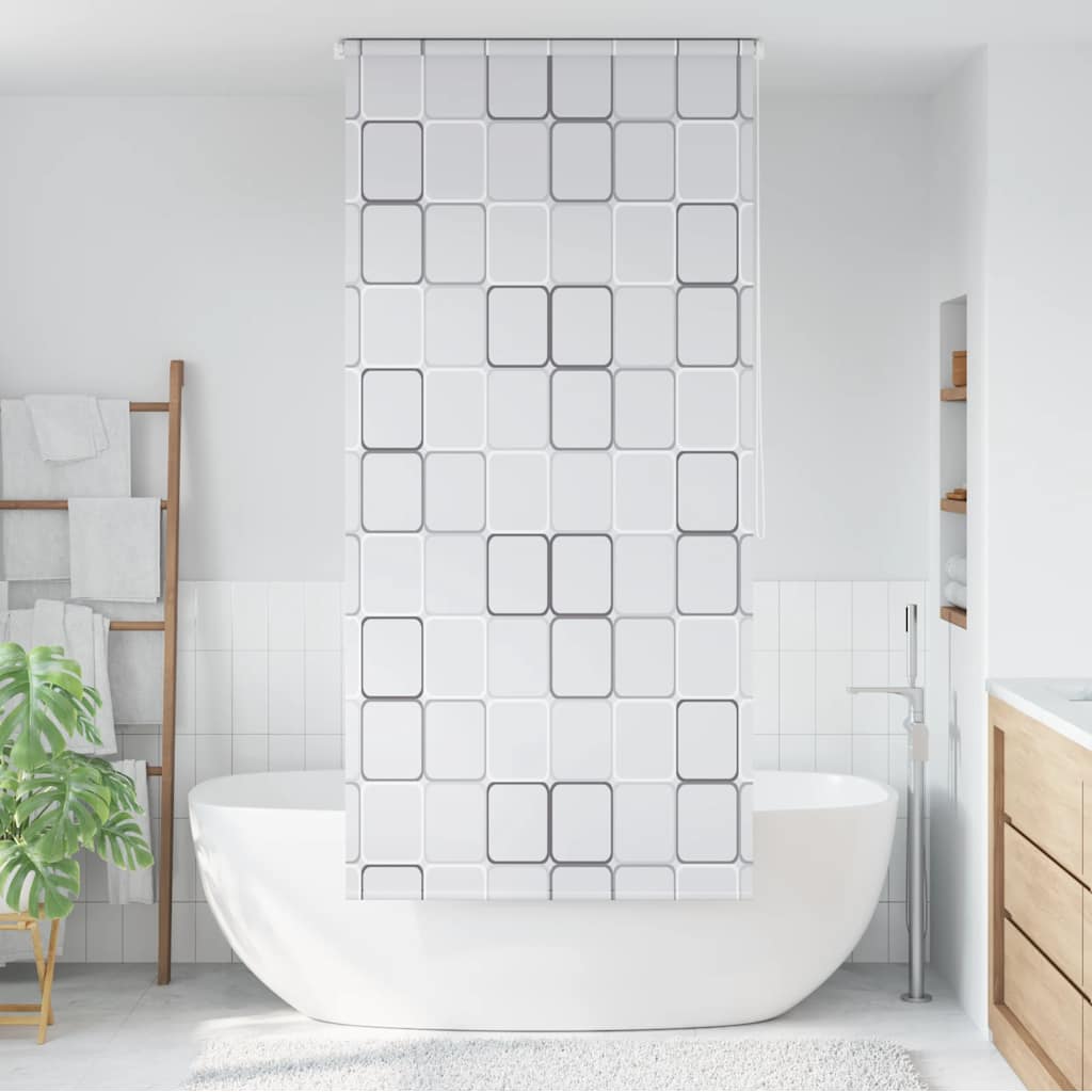 Vidaxl Rouleau aveugle pour douche 80x240 cm carré