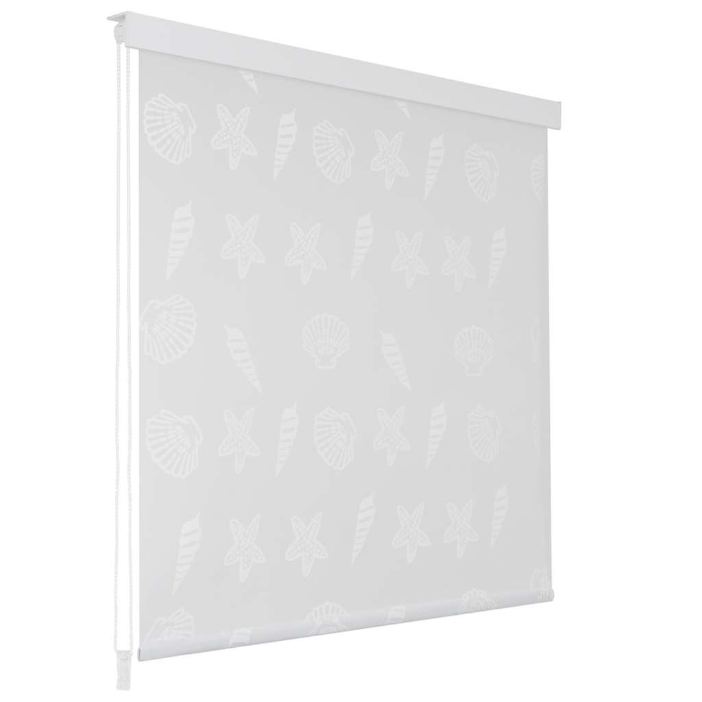 Vidaxl Roller Blind für Dusche 80x240 cm Seestern