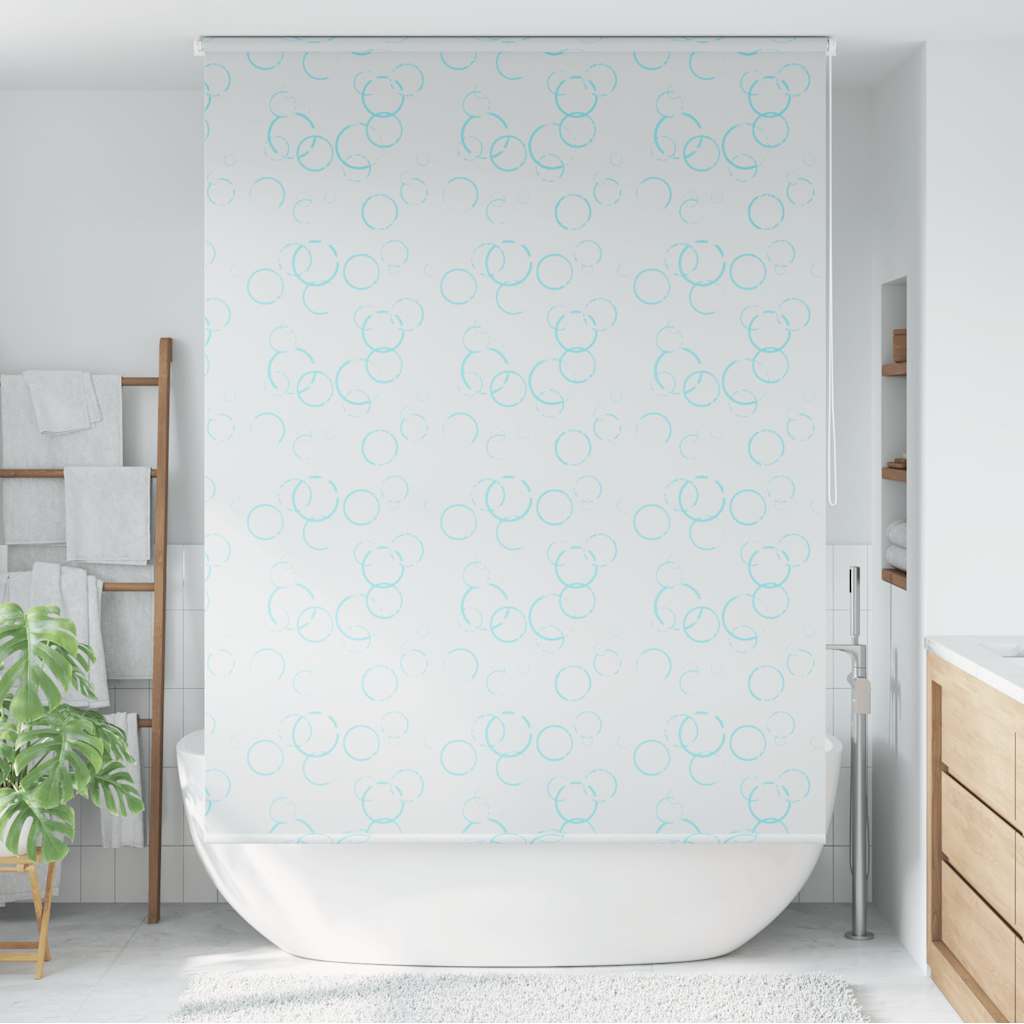 Vidaxl Rouleau aveugle pour douche 140x240 cm bulle