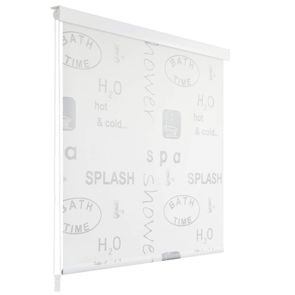 Vidaxl rolgordijn voor douche 160x240 cm splash