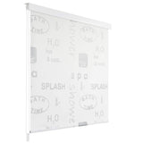 Vidaxl rolgordijn voor douche 160x240 cm splash