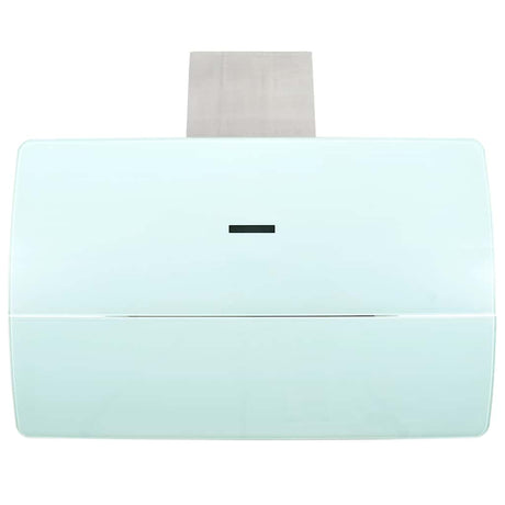 Capeur d'extracteur de paroi Vidaxl 756 m³ U 90 cm en acier inoxydable blanc