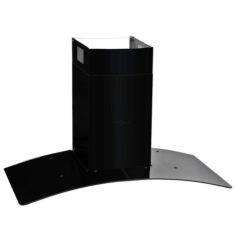 Capeur d'extracteur de paroi Vidaxl 756 m³ U 90 cm en acier inoxydable noir