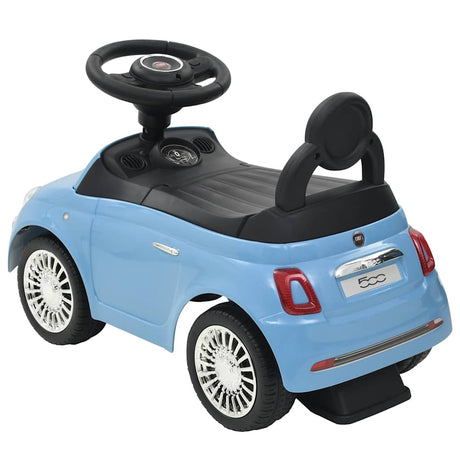 VidaXL voiture de course Fiat 500 bleu