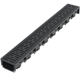 Gouttières de drainage vidaxl 12 m plastique 12 pcs