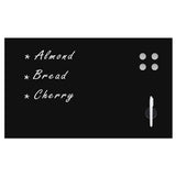 Vidaxx tableau noir pour le mur, verre magnétique 100x60 cm