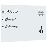 Vidaxx tableau blanc mural magnétique 80x60 cm verre