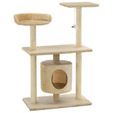 Vidaxl Cat Scratch Post avec Sisal Scratch Posts 95 cm beige