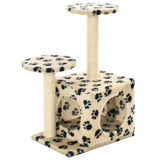 Vidaxl Cat Scratch Post avec sisal Scratch Posts 60 cm pootprints beige