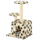 Vidaxl Cat Scratch Post avec sisal Scratch Posts 60 cm pootprints beige