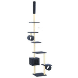Vidaxl Cat Scratch Post avec sisal Scratch Posts 260 cm Bleu foncé