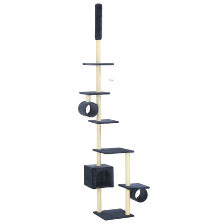 Vidaxl Cat Scratch Post avec sisal Scratch Posts 260 cm Bleu foncé