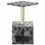 Vidaxl Cat Scratch Post avec Sisal Scratch Post 55 cm Pootprints Gray