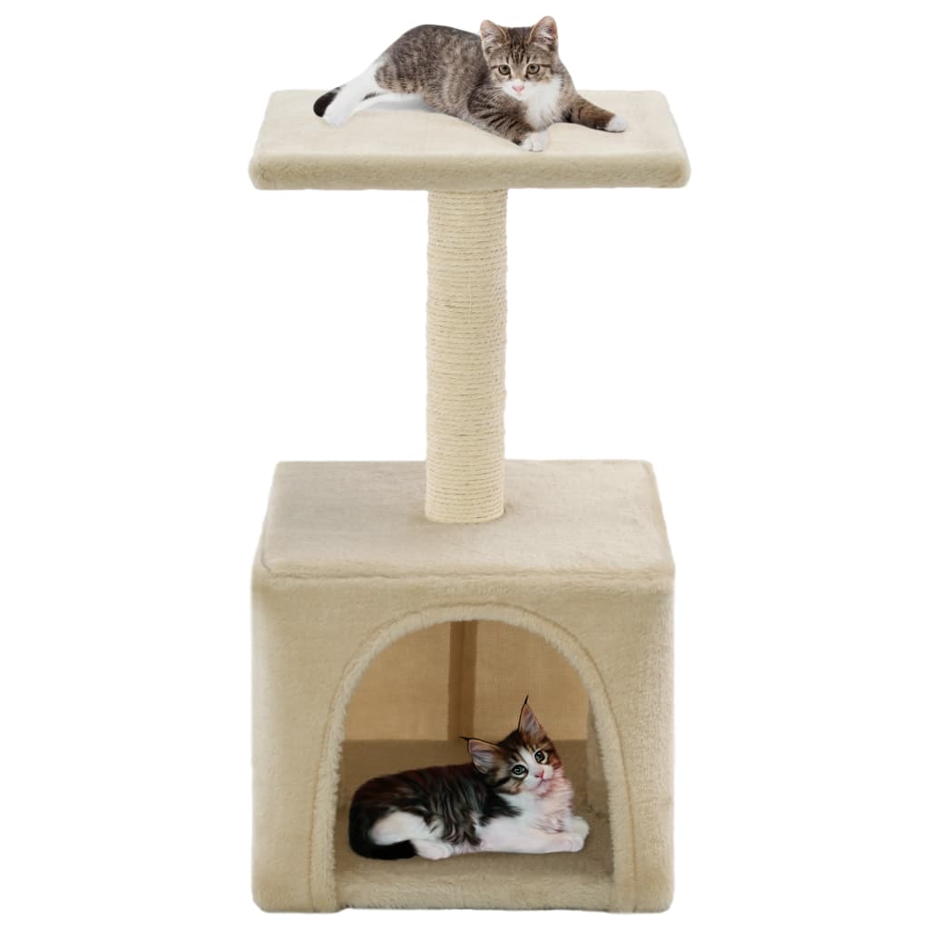 Vidaxl Cat Scracking Post s Sisal Scratching Post 55 cm beige