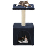 Vidaxl Cat Scratch Post avec sisal Scratch Post 55 cm bleu foncé