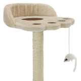 Vidaxl Cat Scratch Post avec sisal Scratch Post 40 cm beige et brun