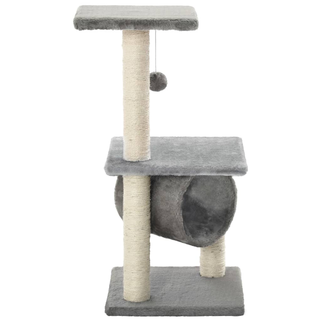 Vidaxl Cat Grakeding Post con graffi di sisal 65 cm grigio