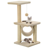 Vidaxl Cat Scratch Post avec Sisal Scratch Posts 65 cm beige