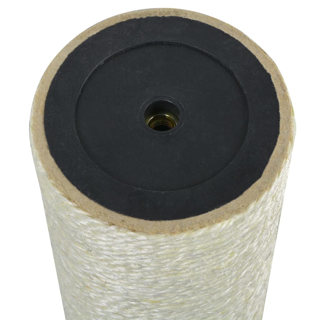 Vidaxl chat grattant post 8x40 cm 8 mm beige