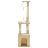 Vidaxl Cat Scratching Post con graffi di sisal 109 cm beige