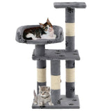 Vidaxl Cat Scratching Post med sisal skrabe stillinger 65 cm pootprints grå