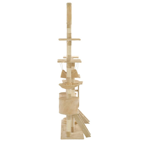 Vidaxl Cat Scratch Post avec Sisal Scratch Posts 230-250 cm beige