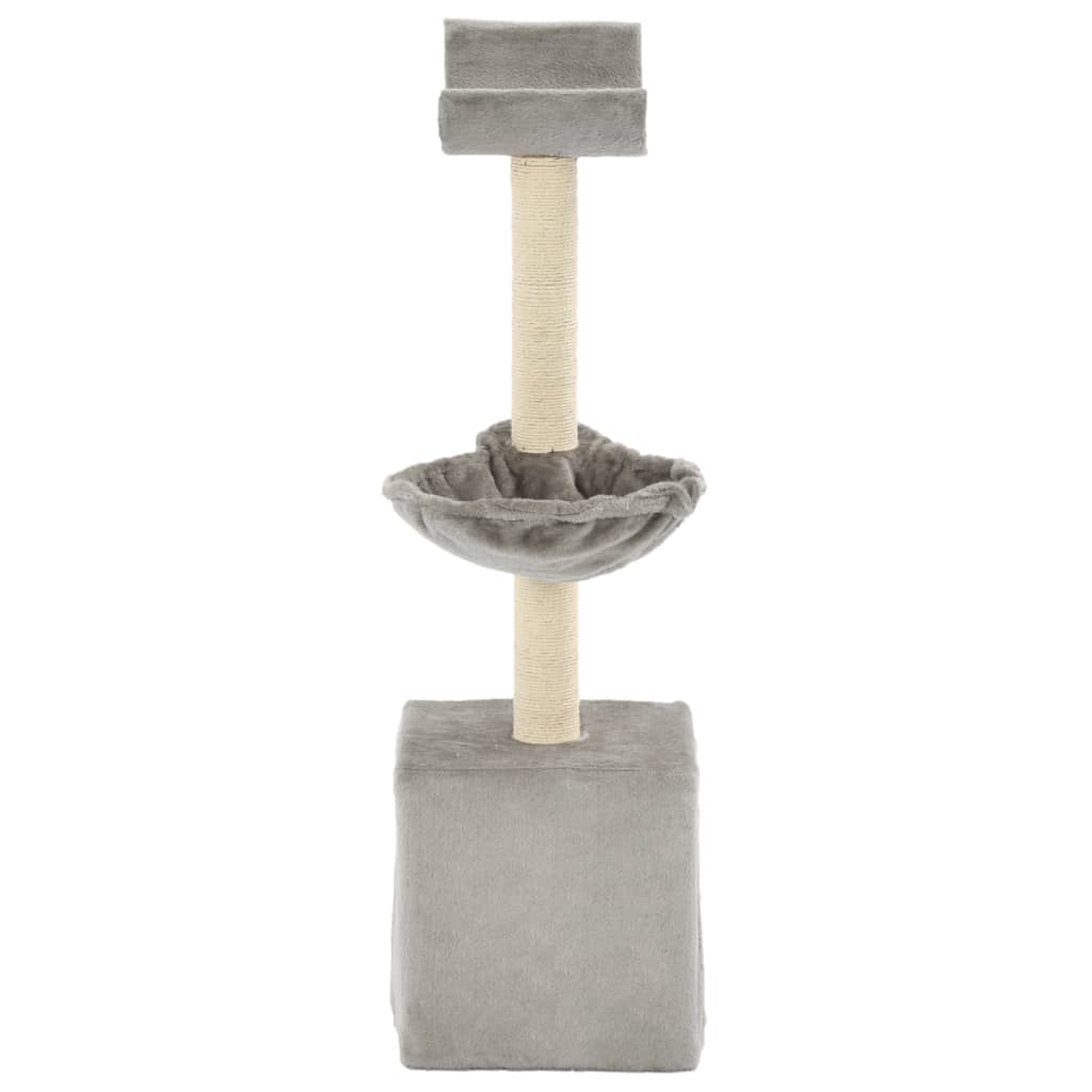 Vidaxl Cat Stracing Post avec sisal Scratch Posts 105 cm Gray