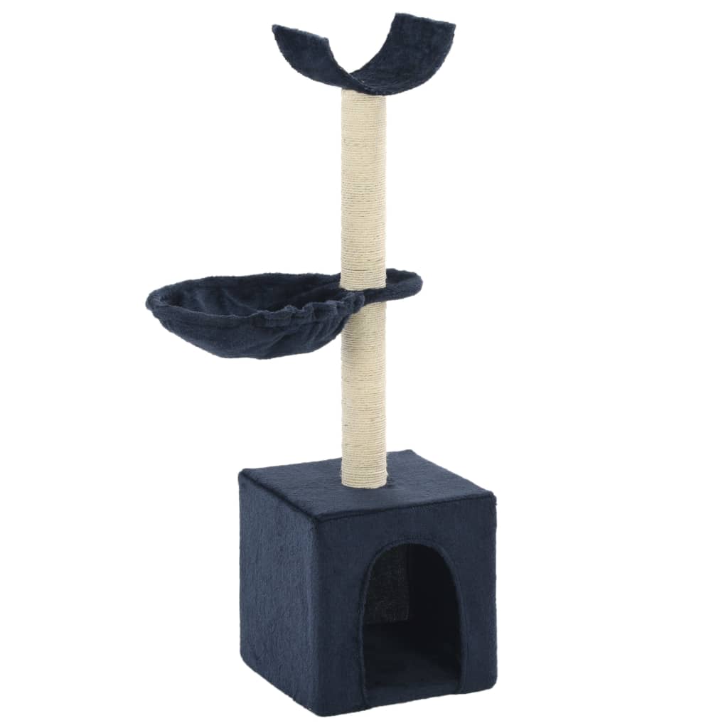 Vidaxl Cat Scraping Post mit Sisal -Kratzern 105 cm blau