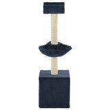 Vidaxl Cat Stracing Post avec sisal Scratch Posts 105 cm bleu