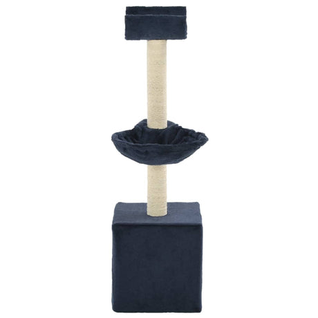 Vidaxl Cat Stracing Post avec sisal Scratch Posts 105 cm bleu