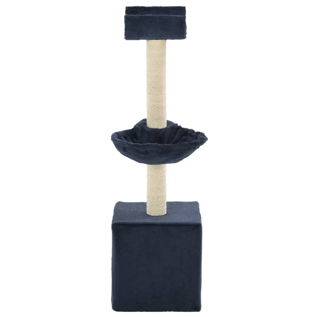 Vidaxl Cat Scraping Post mit Sisal -Kratzern 105 cm blau