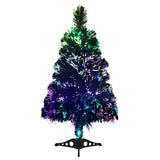Vidaxl kunstkerstboom 64 cm fibre optique vert