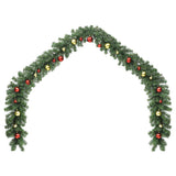 Guirlande de Noël Vidaxx décorée de boules de Noël et de lumières LED 10 m