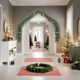 Guirlande de Noël Vidaxx décorée de boules de Noël et de lumières LED 10 m