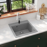 Vidaxl pair simple bol de gris granit