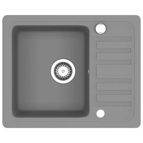 Vidaxl pair simple bol de gris granit