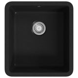 Vidaxl puits simple bol de granit noir
