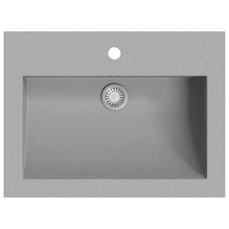 Vidaxl Washbasin 600x450x120 mm gris de granit