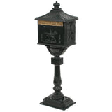 Vidaxl Standing Letter Box Vintage Style Rust - Aluminium résistant