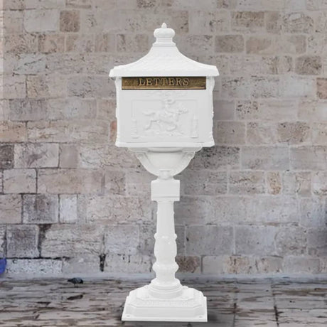 Vidaxl Standing Letter Box Vintage Style Rust - Aluminium résistant
