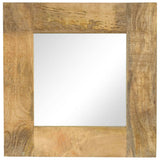 Vidaxl Mirror 50x50 cm en bois de mangue solide